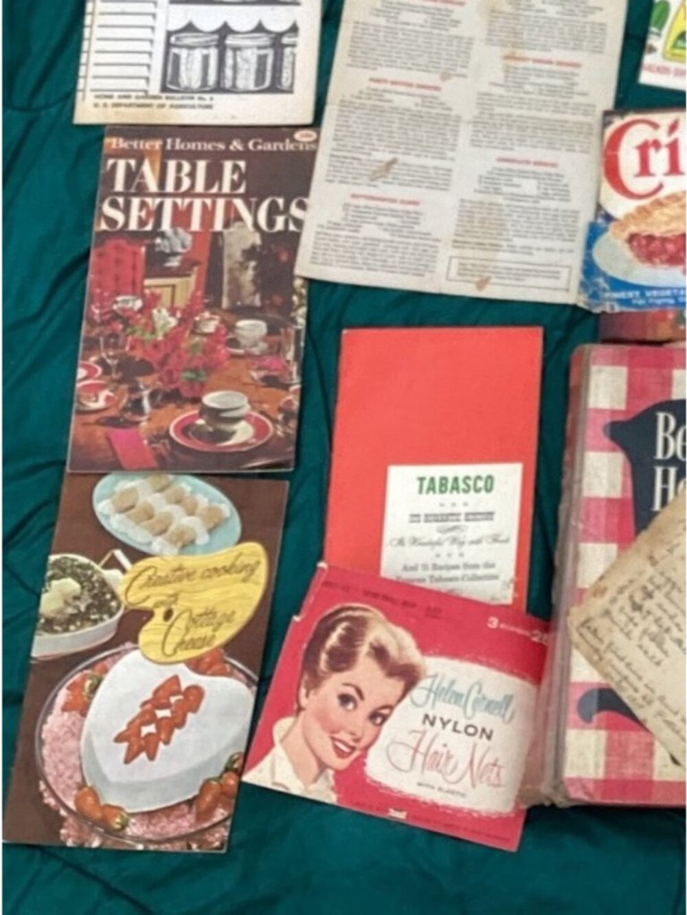 MCM Better Homes and Gardens New Cook Book Binder + Lot of Food Related Ephemera - Picture 10 of 15